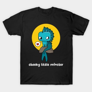 Cheeky little monster (on dark colors) T-Shirt